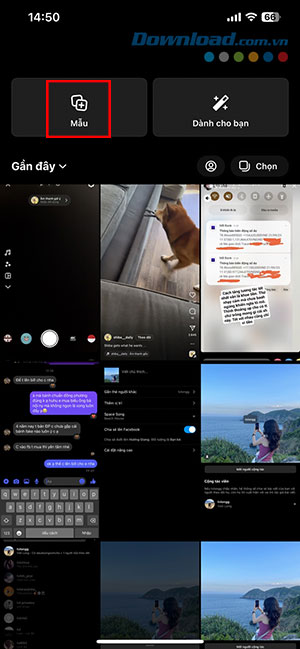 cach dung template co san Instagram Reel 3*435022
