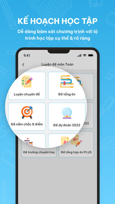 Bám sát chương trình với lộ trình học tập