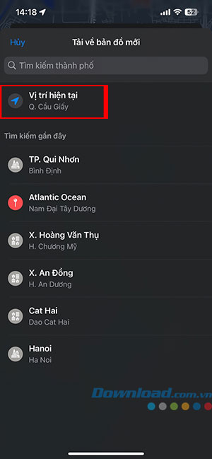 cach dung ban do ngoai tuyen iOS 17 4*435253