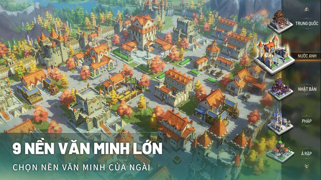 Chọn một trong 9 nền văn minh lớn để cai trị