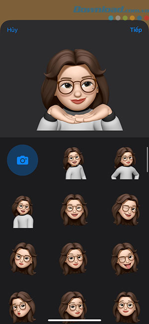 tao ap phich lien he contact poster iOS 17 11*435181