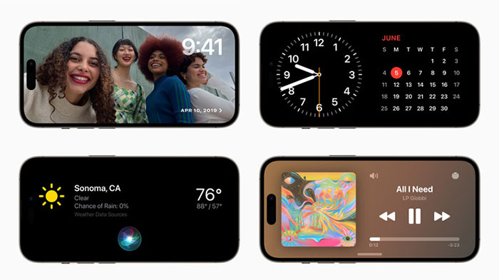 Một số kiểu hiển thị Chế độ Chờ trên iPhone