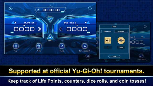 App có thể được sử dụng tại các giải đấu Yu-Gi-Oh! TCG Tournaments