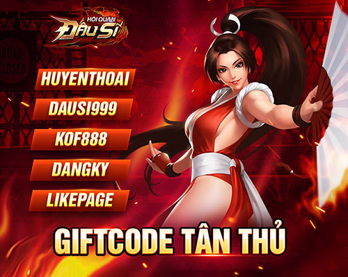 Một số giftcode tân thủ Hội Quán Đấu Sĩ