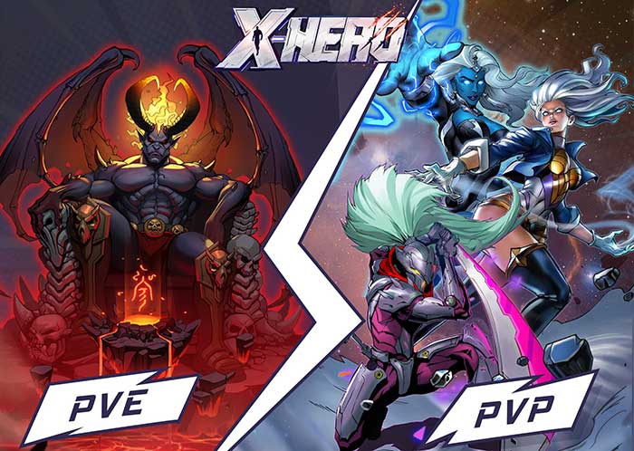 X-hero có vô số thử thách trong nhiều chế độ chơi để người chơi vượt qua