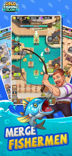 Gold Fishing  là game câu cá kết hợp với hợp nhất