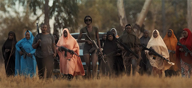 Hình ảnh trong bộ phim tội phạm hành động The Black Book của điện ảnh Nollywood