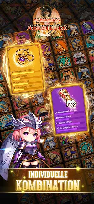 Forging and Adventure tập trung vào việc kết hợp thuộc tính khác nhau 