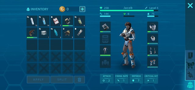 Tùy chỉnh, cải thiện nhân vật phi hành gia của bạn trong game Space Stars
