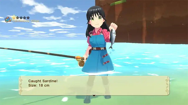 Mẹo câu cá trong Harvest Moon: The Wind of Anthos game
