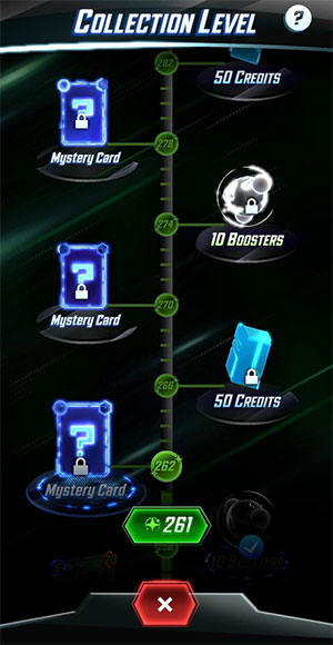 Collection Level trong Marvel Snap