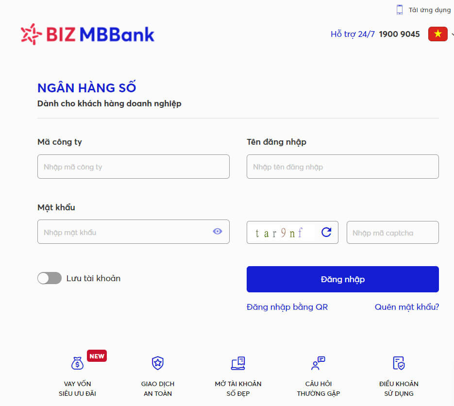 MBBank Digital Banking Corp - Hệ thống ngân hàng MB Bank online cho ...