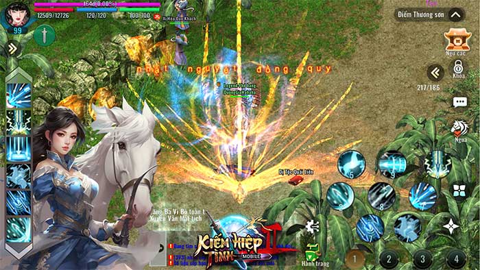 Tham gia các trận chiến nảy lửa của giới võ lâm trong Kiếm Hiệp Tình Mobile 2