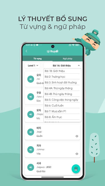 Hệ thống lý thuyến phong phú