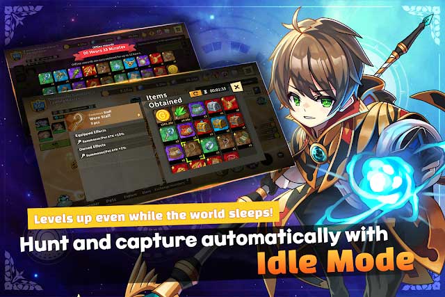 Săn và bắt quái thú tự động trong game Taming Master : Pet Guardian