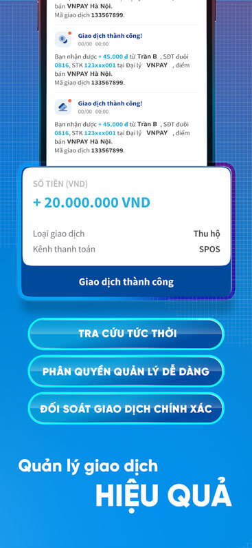 Quản lý giao dịch hiệu quả