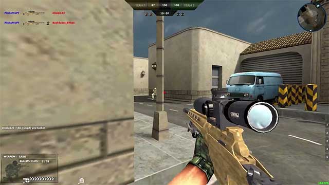 Rush Team là game bắn súng online FPS nhiều người chơi trên trình duyệt