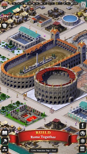 Xây dựng thành Rome cùng những người chơi khác