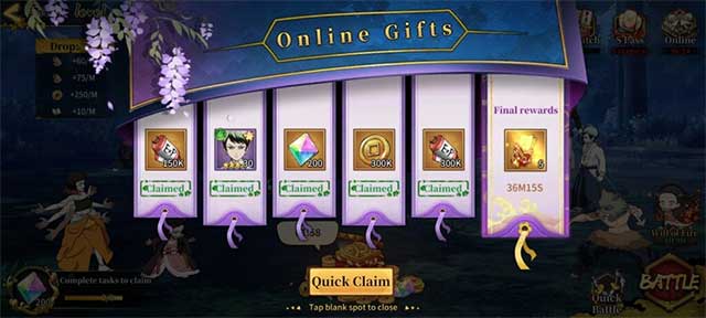 Quà tặng và sự kiện trực tuyến