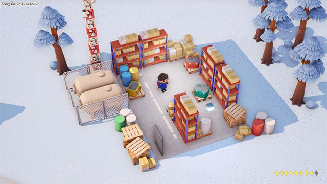 Xây nhà để cất giữ chiến lợi phẩm và nghỉ ngơi sau 1 ngày dài khám phá