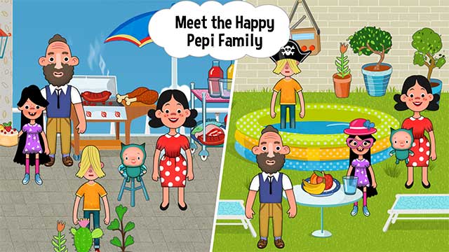 Pepi House là một trò chơi mô phỏng cuộc sống dành cho trẻ