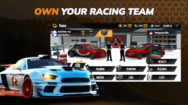Quản lý đội đua xe của riêng bạn trong game Live Rally Manager