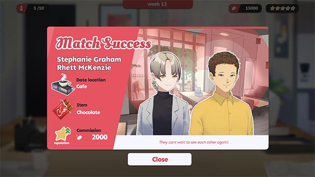 Nâng cao kỹ năng mai mối bằng cách ghép cặp thành công trong Matchmaker Agency