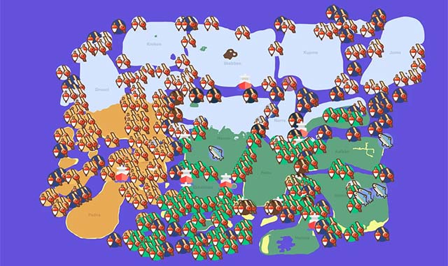 Có rất nhiều điểm câu cá trên bản đồ game Longvinter