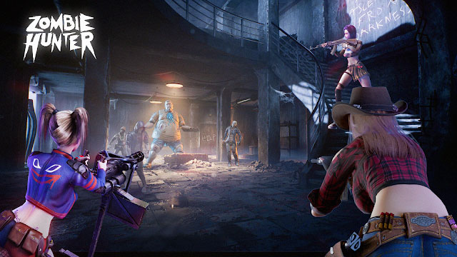 Chiến đấu với zombie cùng các nữ chiến binh xinh đẹp trong game Zombie Hunter: Survival