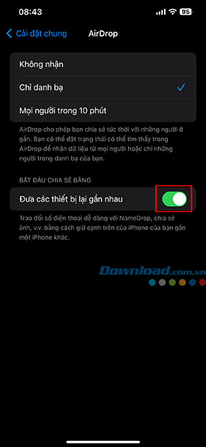 cach dung NameDrop 5*439082
