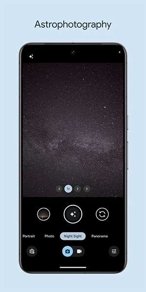 Tính năng Astrophotography