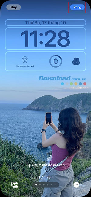 iScreen cach them widget tuong tac voi nguoi yeu iPhone 11*439576