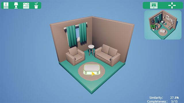 Renovation Plan là trò chơi giả lập thiết kế nội thất và trang trí nhà thư giãn trên máy tính
