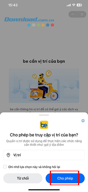 cach dat xe Be tren Zalo 7*440234