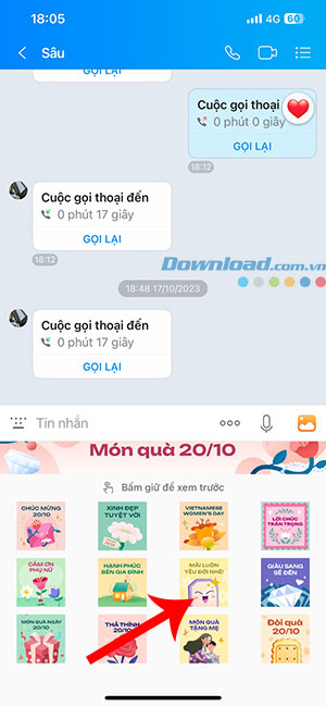 tao thiep mung 20 10 tren Zalo dien thoai 8*440139