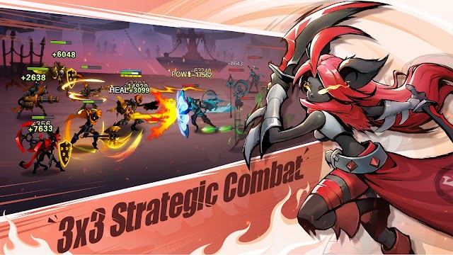 Tham gia các trận đánh chiến lược 3v3 hấp dẫn trong game Stickman Awakens