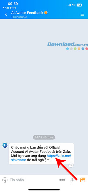 cach tao Zalo AI Avatar 3*440356