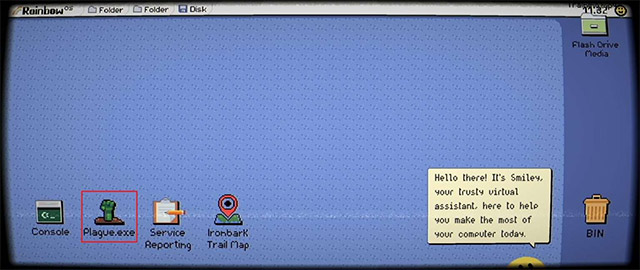 Chạy file Plague.exe và ghi số điểm 500 để hoàn thành 