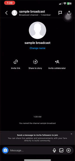 cach tao kenh thong bao Instagram 10*440603