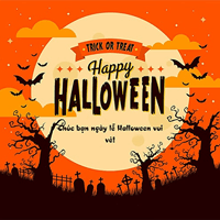 Bộ thiệp Halloween đẹp