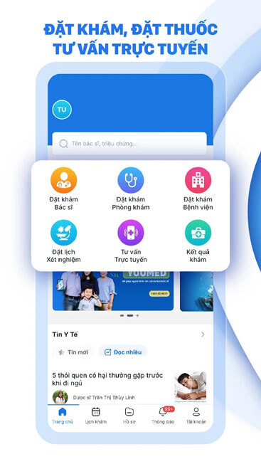 Đặt lịch khán, tư vấn trực tuyến