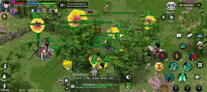 Trồng cây trong Kiếm Hiệp Tình 2 Mobile mang đến cho người chơi nhiều phần thưởng hữu ích