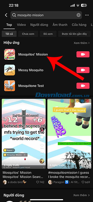 choi game Mosquitos Mission tren TikTok 6*440882