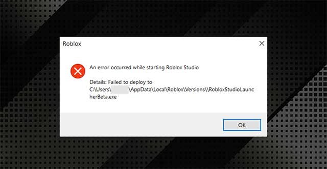 Lỗi Error Occurred While Starting Roblox thường xảy ra do sự cố kết nối hoặc máy chủ