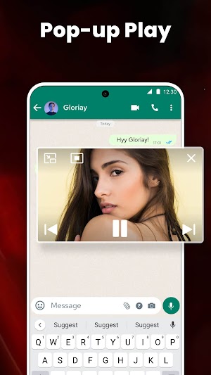 Phát trong cửa sổ nhỏ để bạn vừa xem video, vừa nhắn tin