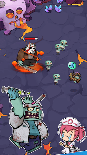 Zombie ngày càng mạnh hơn khi bạn tiến bộ