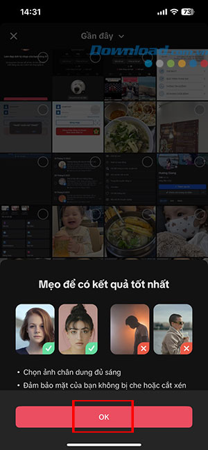 tao anh dai dien AI bang TikTok 5*441168