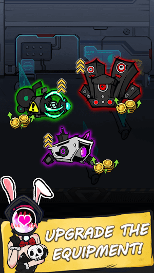 Nâng cấp trang bị để chống lại quái vật trong game Camera Clash 