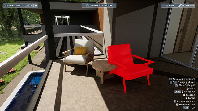 Lựa chọn đồ nội ngoại thất, đồ trang trí để tạo ra ngôi nha mơ ước trong House Designer 2 game