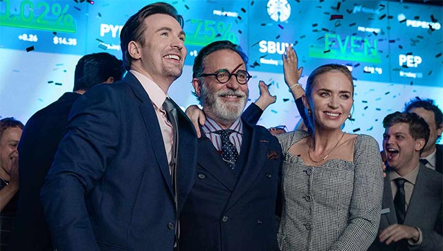 Phim Giao kèo nỗi đau là sản phẩm hợp tác của 2 ngôi sao đình đám Emily Blunt và 'Đội trưởng Mỹ' Chris Evans